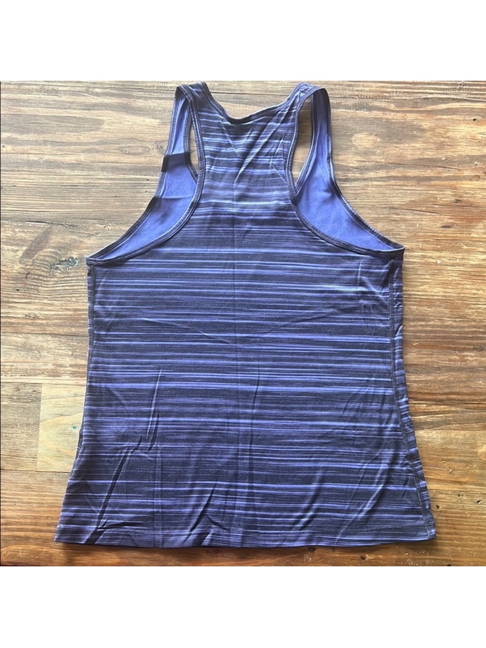 Nike Purple Striped Racerback Tank Top - Picture 2 of 2